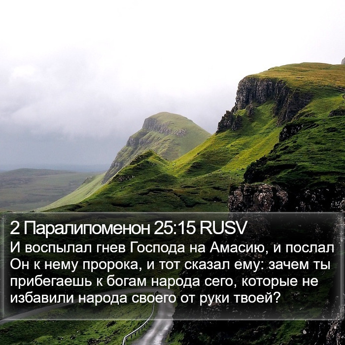 2 Паралипоменон 25:15 RUSV Bible Study