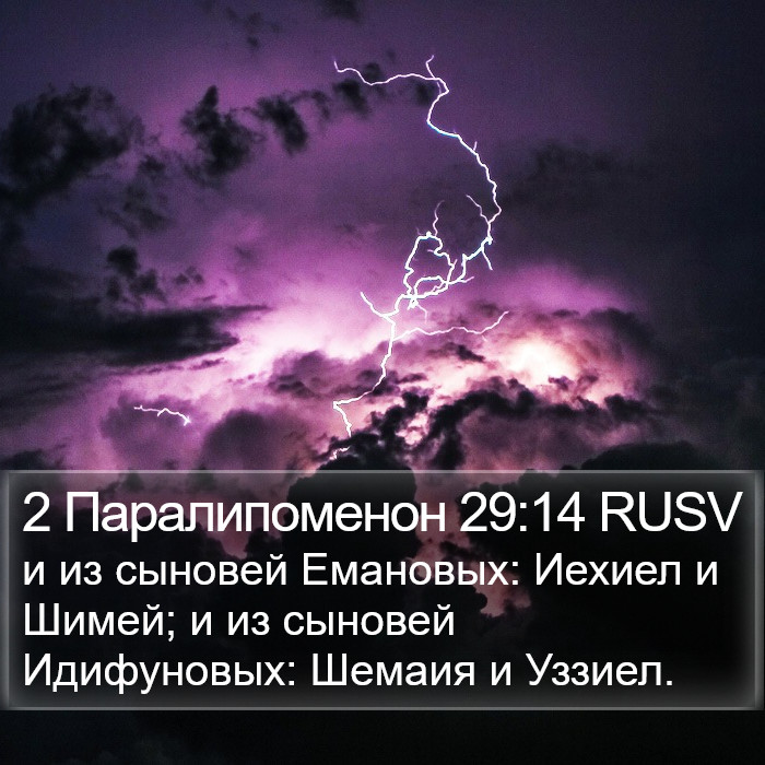 2 Паралипоменон 29:14 RUSV Bible Study