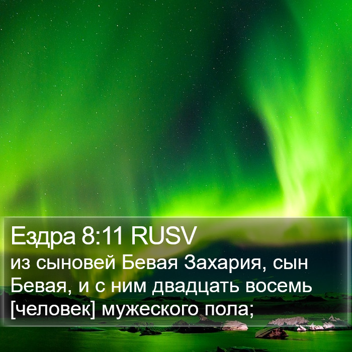 Ездра 8:11 RUSV Bible Study