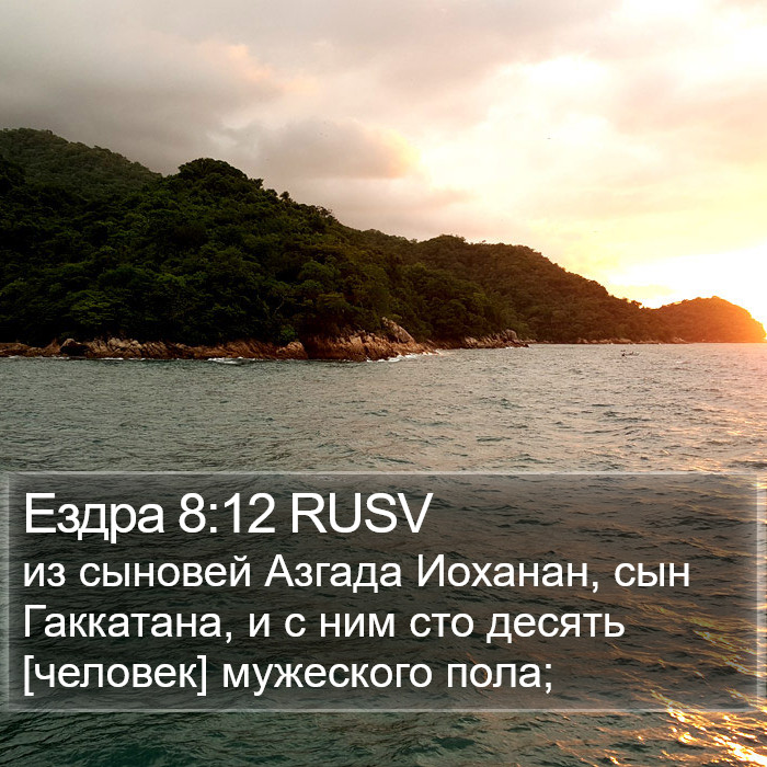 Ездра 8:12 RUSV Bible Study