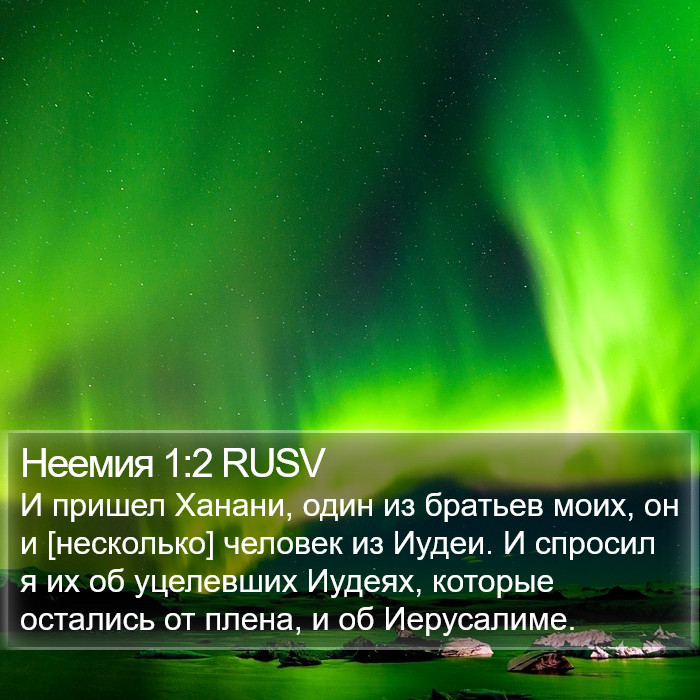 Неемия 1:2 RUSV Bible Study