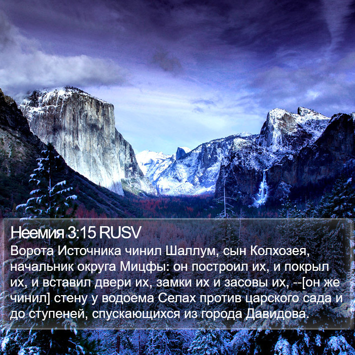 Неемия 3:15 RUSV Bible Study