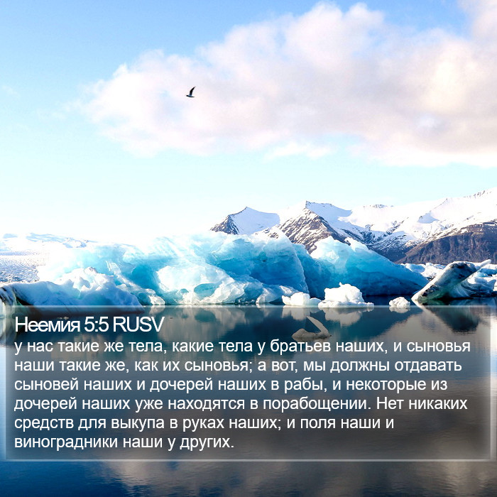 Неемия 5:5 RUSV Bible Study