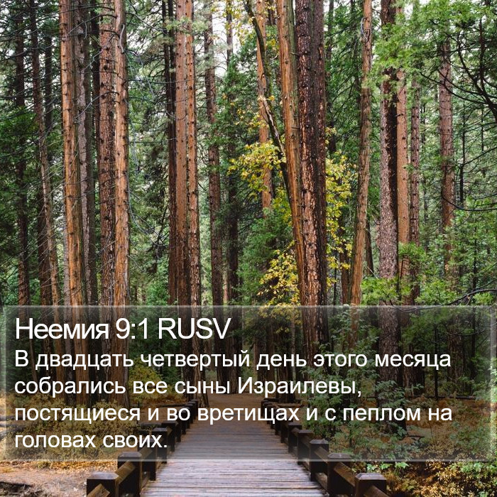 Неемия 9:1 RUSV Bible Study