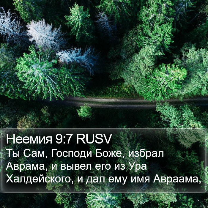 Неемия 9:7 RUSV Bible Study