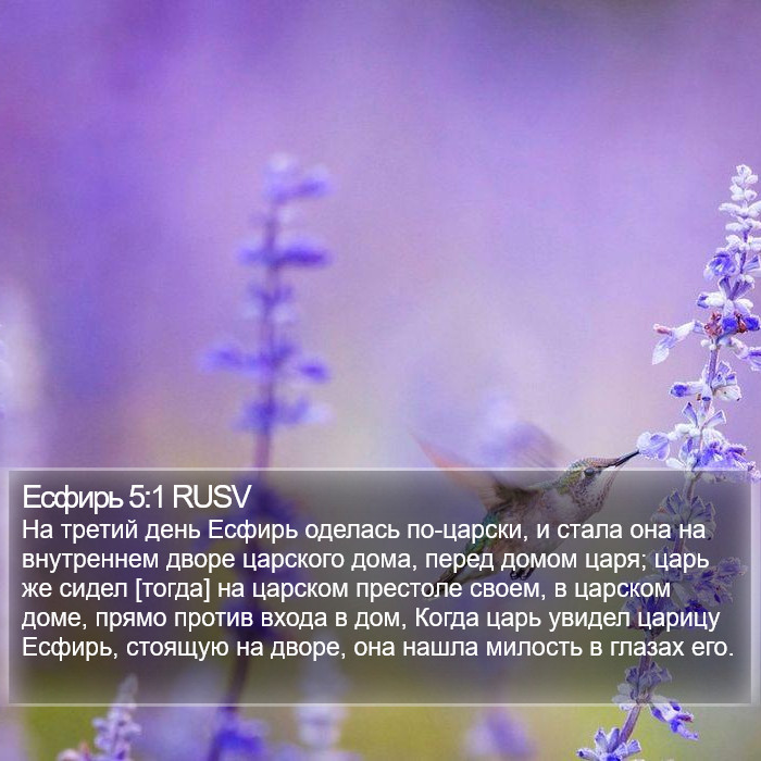 Есфирь 5:1 RUSV Bible Study