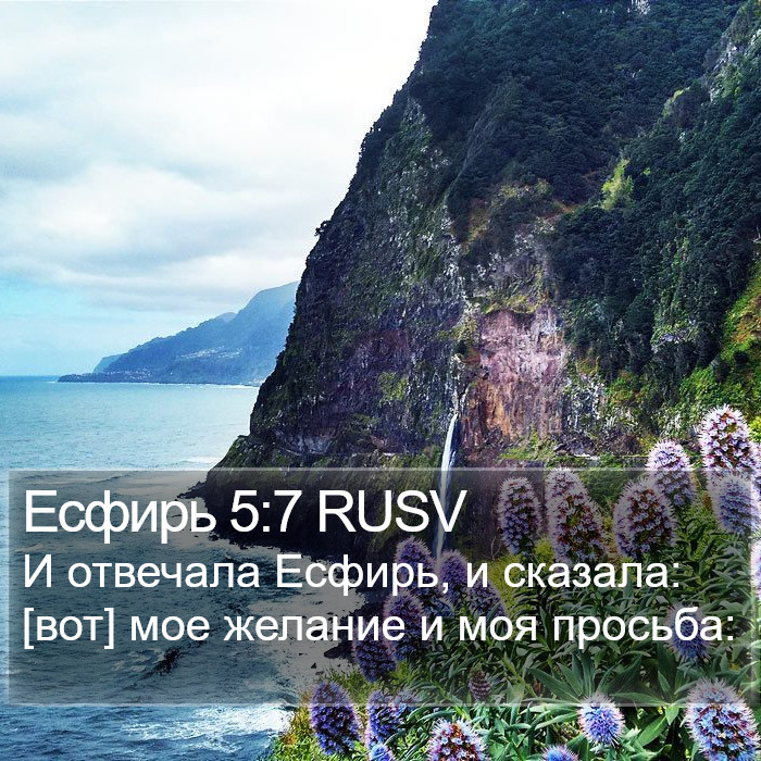 Есфирь 5:7 RUSV Bible Study