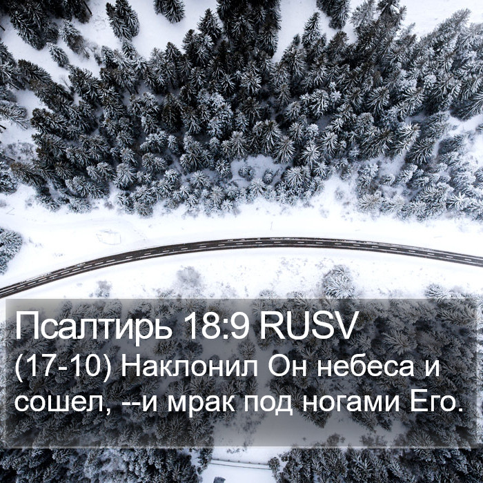 Псалтирь 18:9 RUSV Bible Study