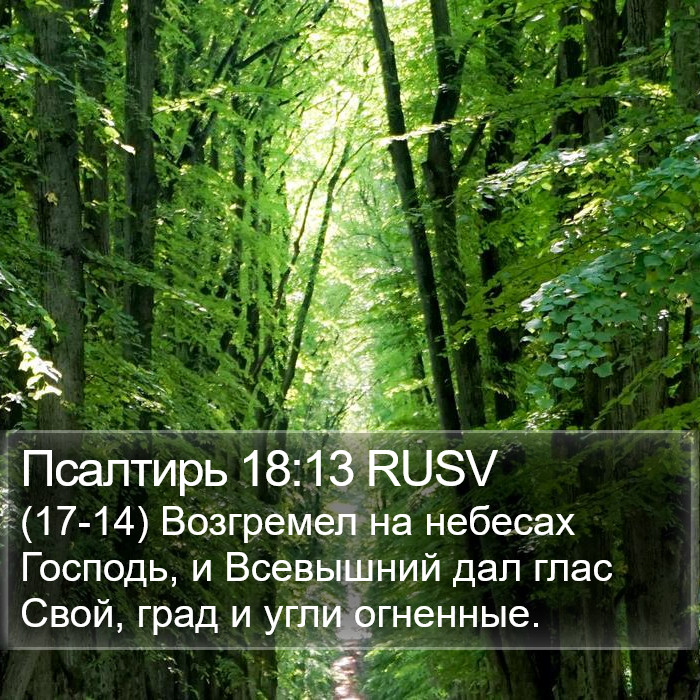 Псалтирь 18:13 RUSV Bible Study