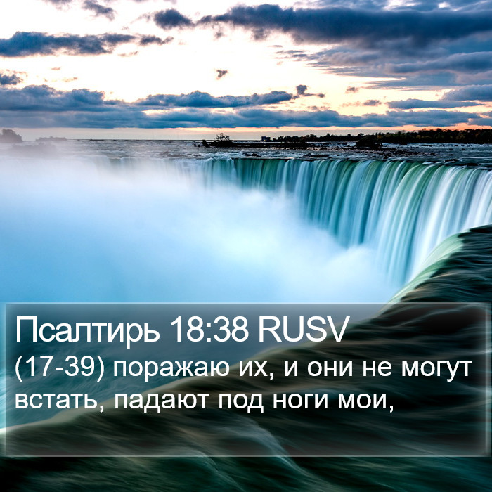 Псалтирь 18:38 RUSV Bible Study