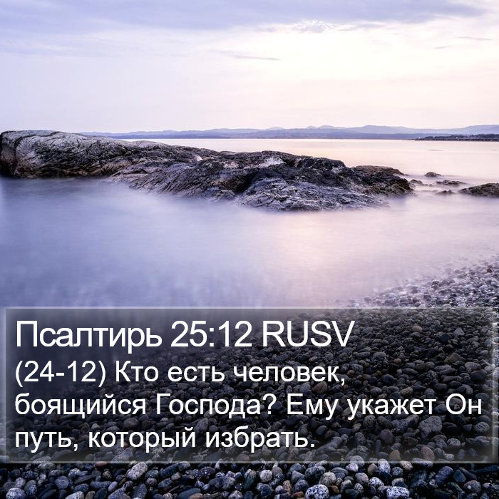 Псалтирь 25:12 RUSV Bible Study