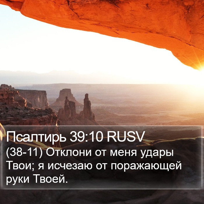 Псалтирь 39:10 RUSV Bible Study