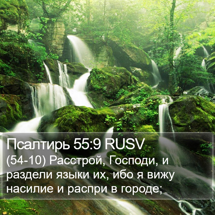 Псалтирь 55:9 RUSV Bible Study