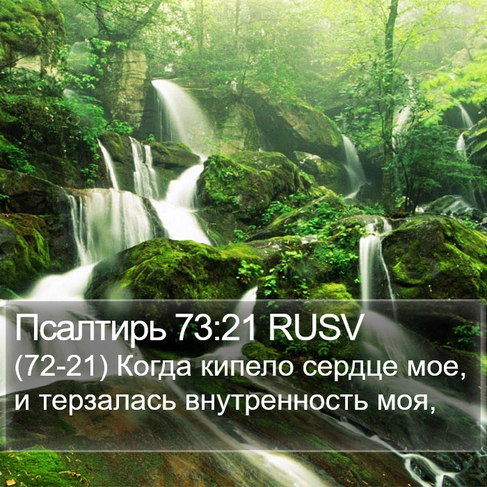 Псалтирь 73:21 RUSV Bible Study