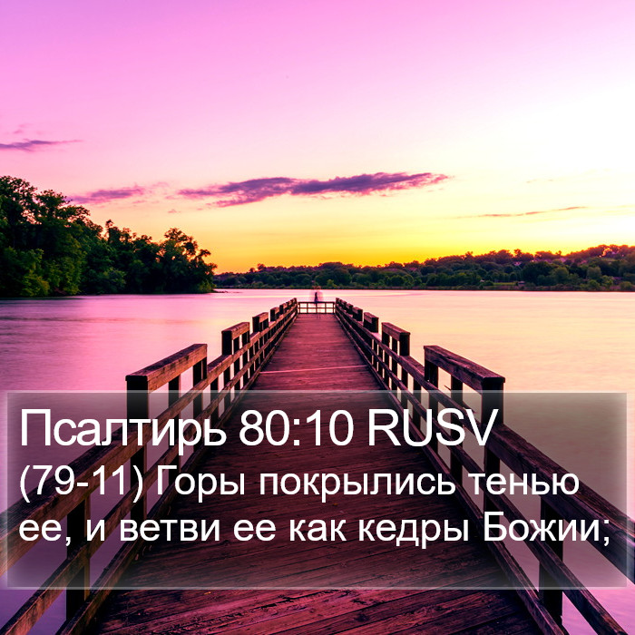 Псалтирь 80:10 RUSV Bible Study