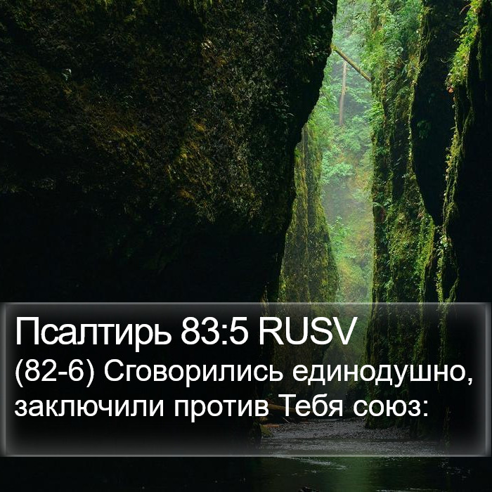 Псалтирь 83:5 RUSV Bible Study