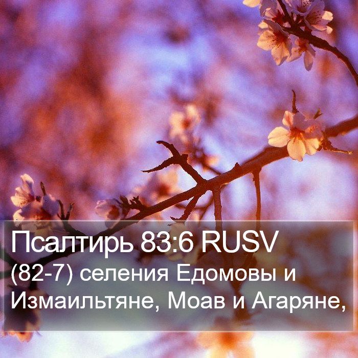 Псалтирь 83:6 RUSV Bible Study