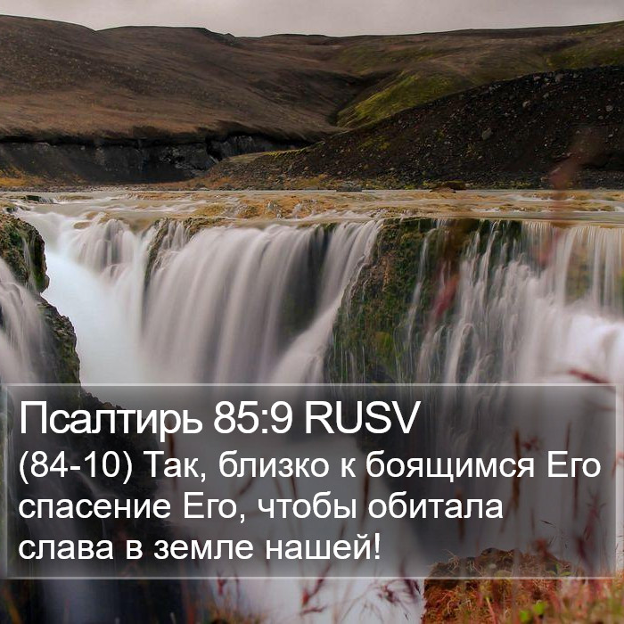 Псалтирь 85:9 RUSV Bible Study