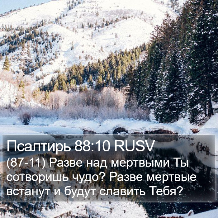 Псалтирь 88:10 RUSV Bible Study