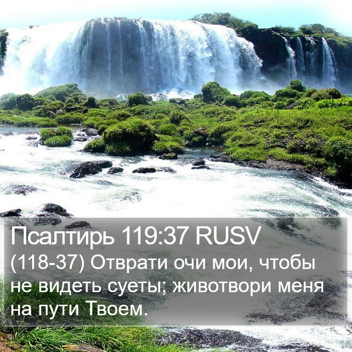 Псалтирь 119:37 RUSV Bible Study
