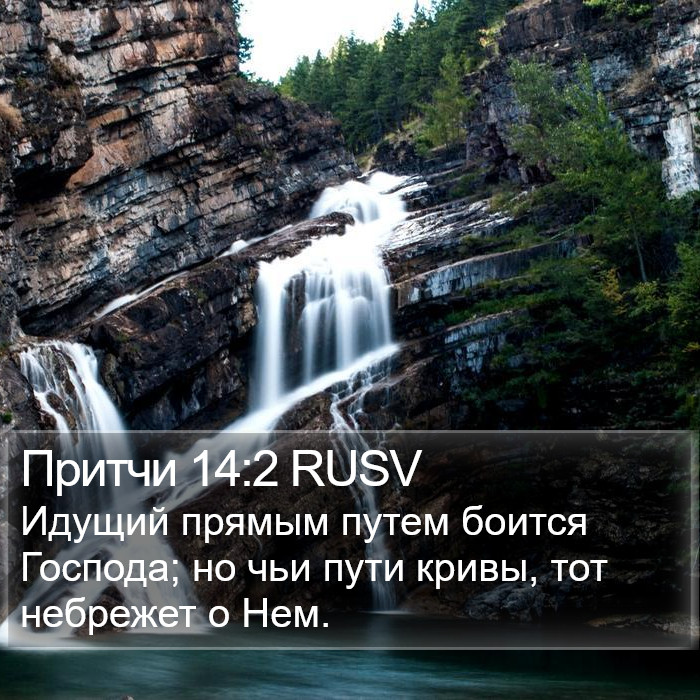 Притчи 14:2 RUSV Bible Study
