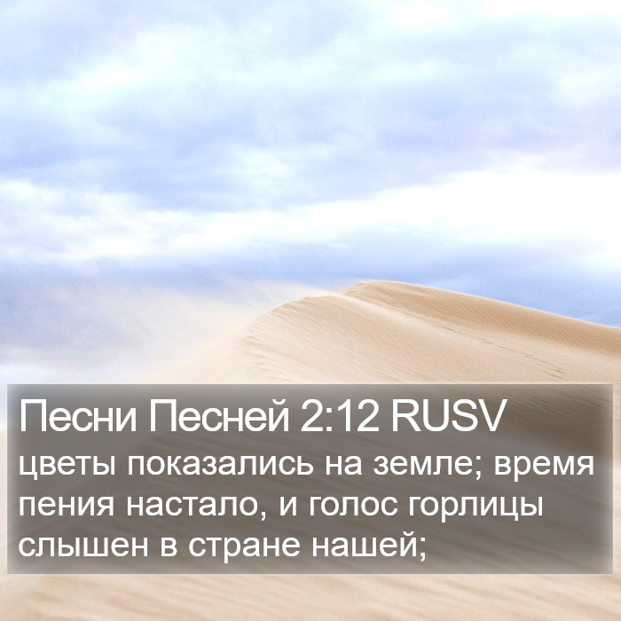 Песни Песней 2:12 RUSV Bible Study