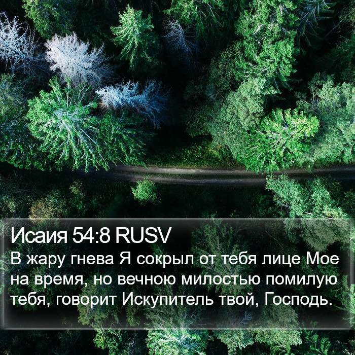 Исаия 54:8 RUSV Bible Study