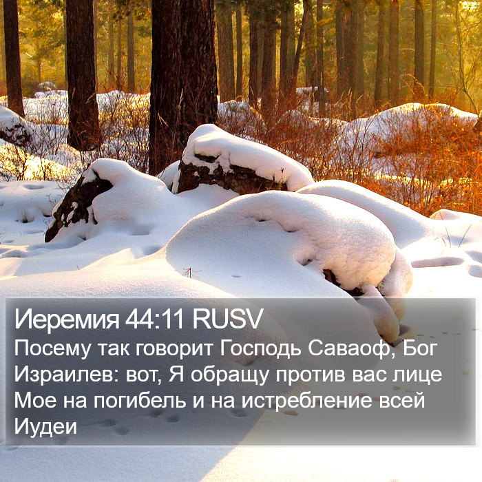 Иеремия 44:11 RUSV Bible Study
