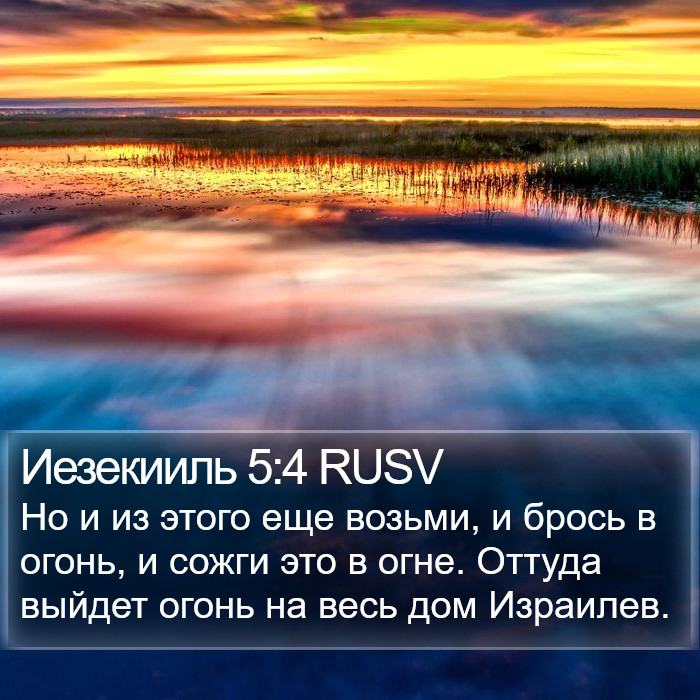 Иезекииль 5:4 RUSV Bible Study