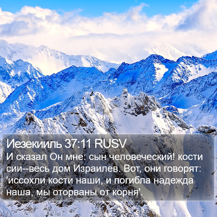 Иезекииль 37:11 RUSV Bible Study