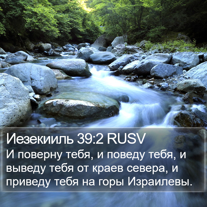 Иезекииль 39:2 RUSV Bible Study