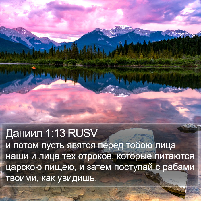 Даниил 1:13 RUSV Bible Study