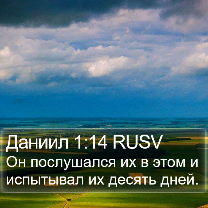 Даниил 1:14 RUSV Bible Study