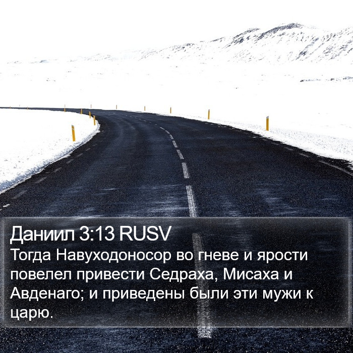 Даниил 3:13 RUSV Bible Study