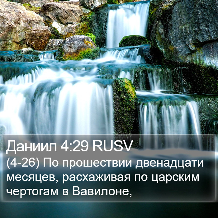 Даниил 4:29 RUSV Bible Study