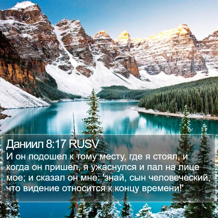 Даниил 8:17 RUSV Bible Study