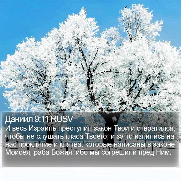 Даниил 9:11 RUSV Bible Study