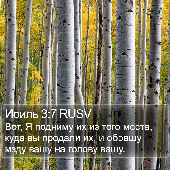 Иоиль 3:7 RUSV Bible Study