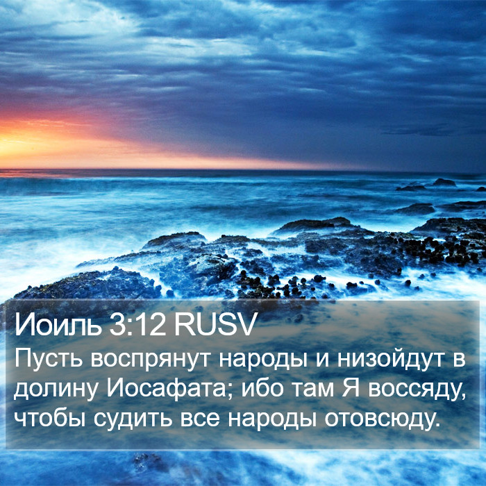 Иоиль 3:12 RUSV Bible Study