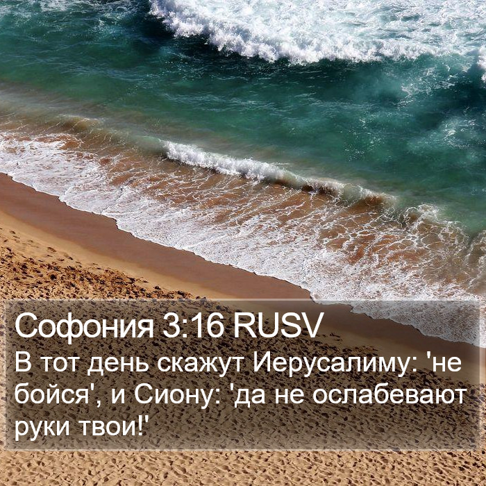 Софония 3:16 RUSV Bible Study