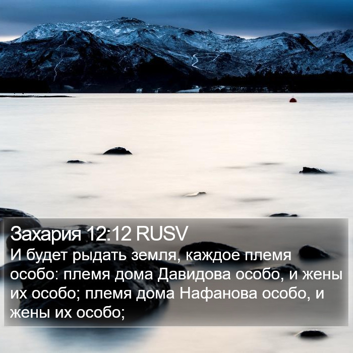 Захария 12:12 RUSV Bible Study