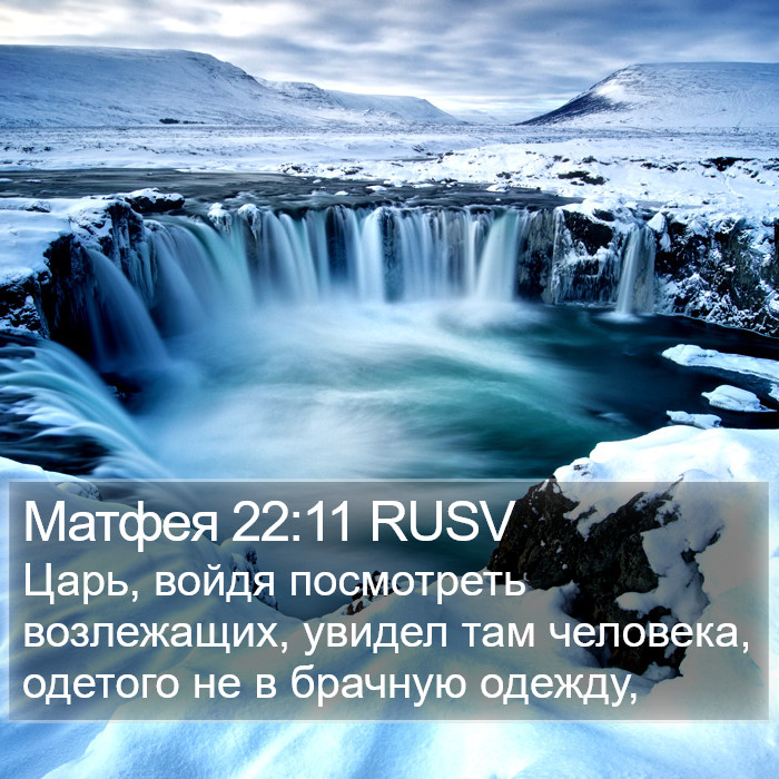 Матфея 22:11 RUSV Bible Study