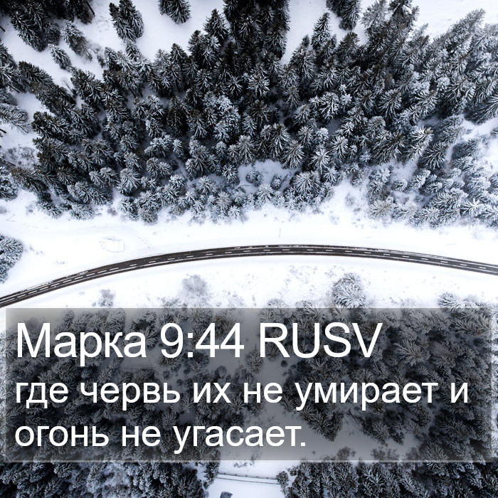 Марка 9:44 RUSV Bible Study