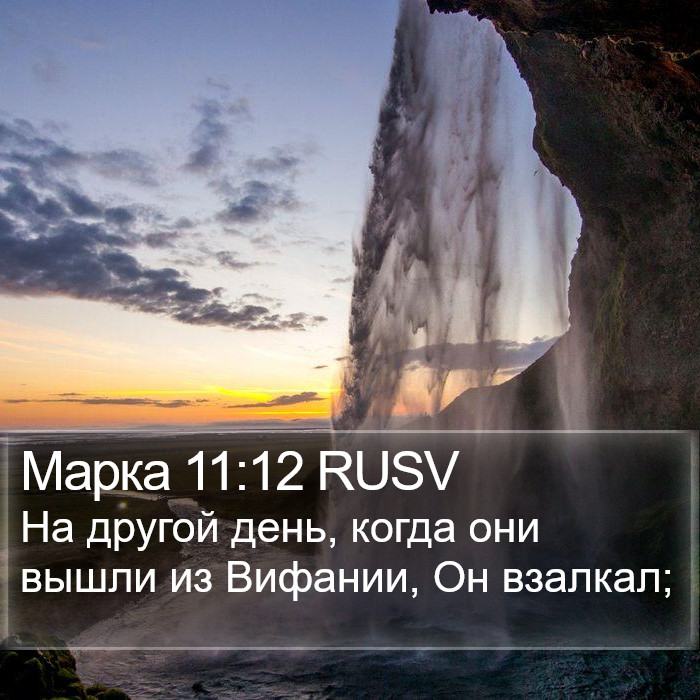 Марка 11:12 RUSV Bible Study