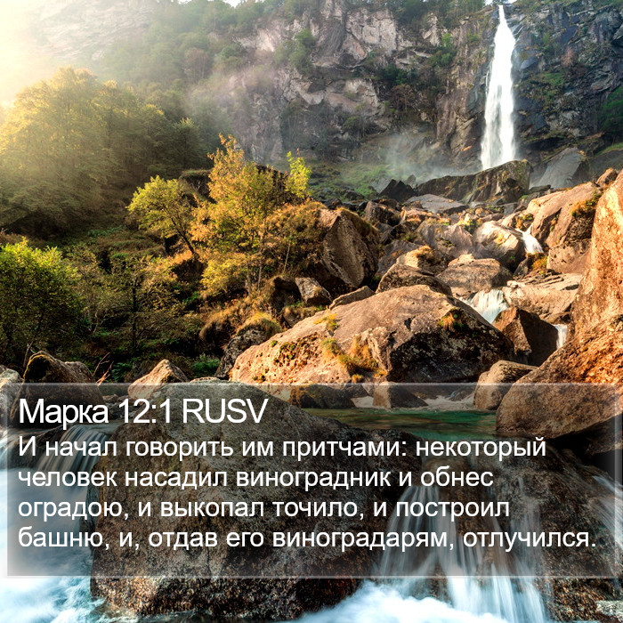 Марка 12:1 RUSV Bible Study