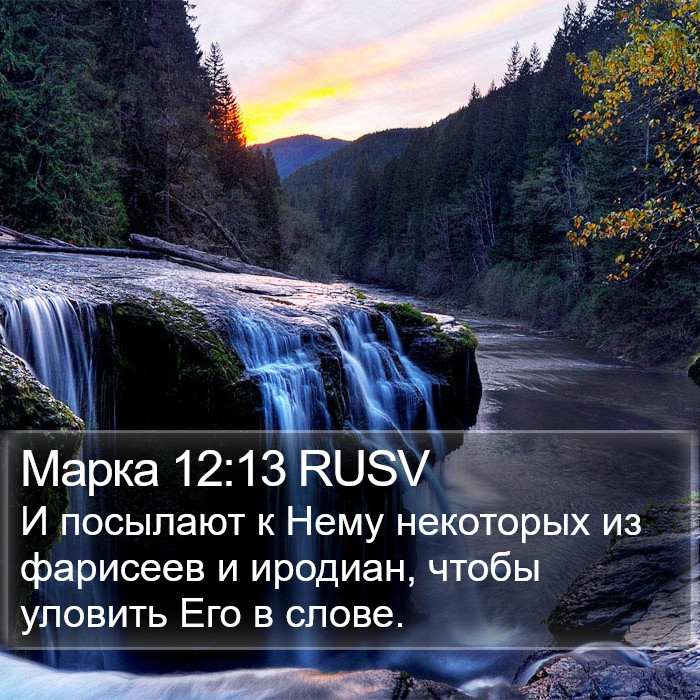 Марка 12:13 RUSV Bible Study