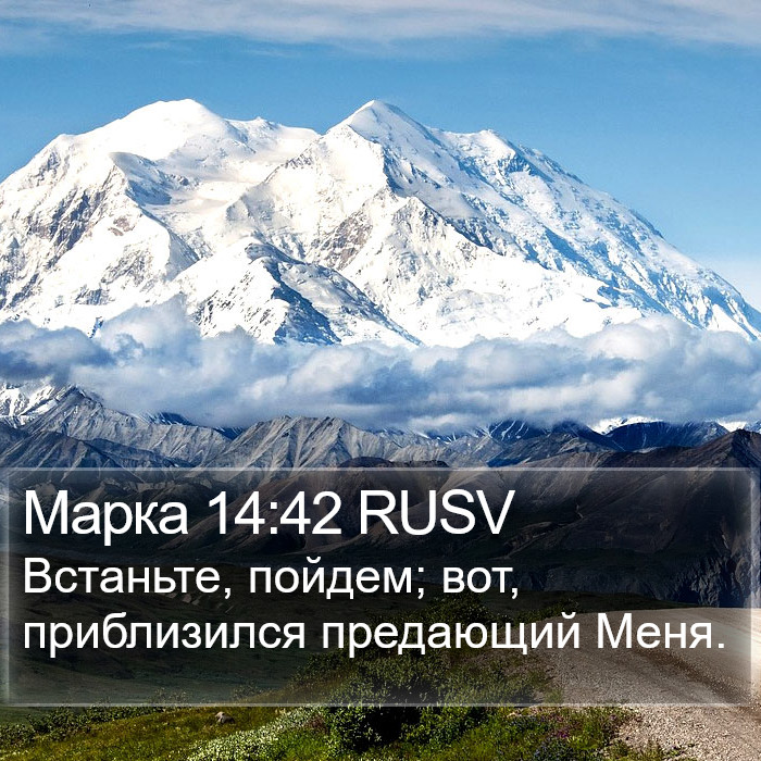 Марка 14:42 RUSV Bible Study