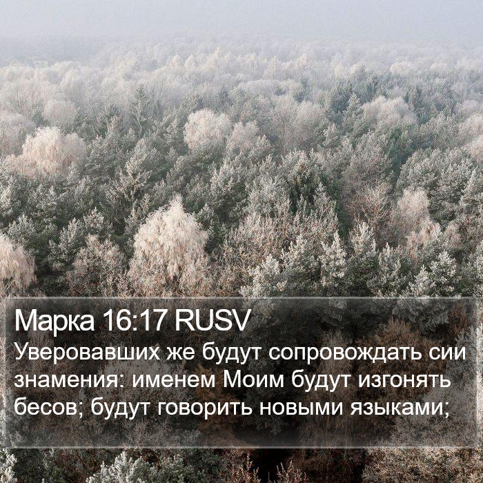 Марка 16:17 RUSV Bible Study