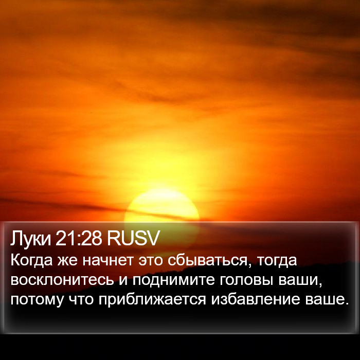 Луки 21:28 RUSV Bible Study