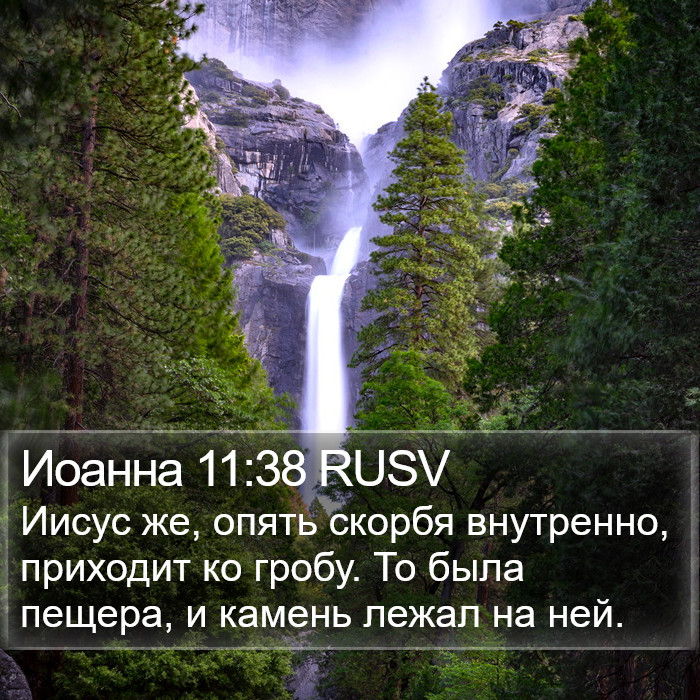 Иоанна 11:38 RUSV Bible Study